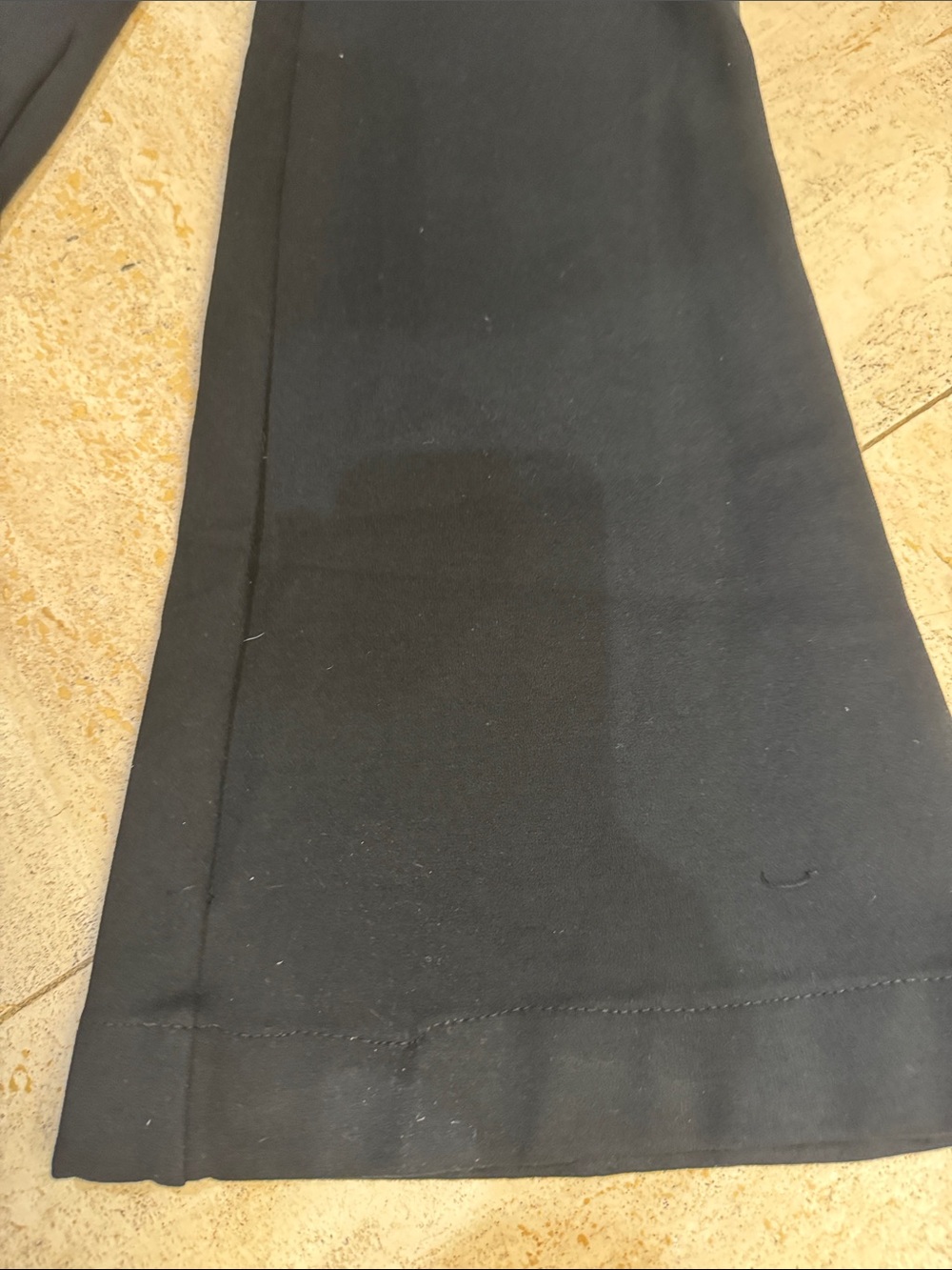 Anthropologie Black Wide-Leg Trousers - Picture 3 of 11